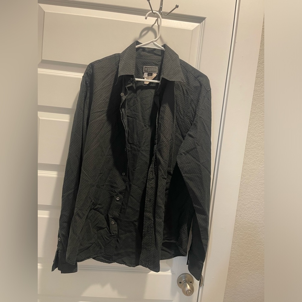 Vintage VERSUS Versace men button front shirt 38/52